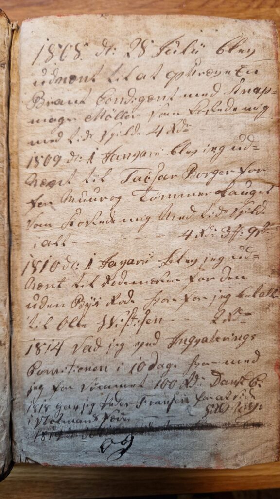 Thranum bibel, side 2 – Bibles første ejermand skriver om “Udnævelser og aflønning”